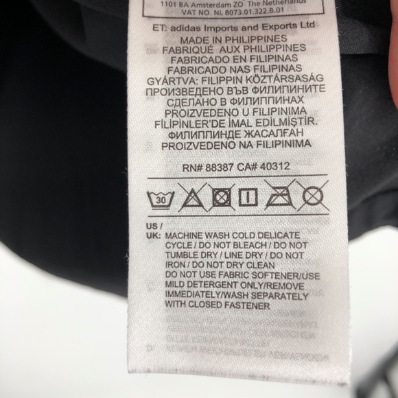 Adidas Womens Pullover Half Zip Track Jacket Size Small Black Shell Hoodie - Picture 8 of 16